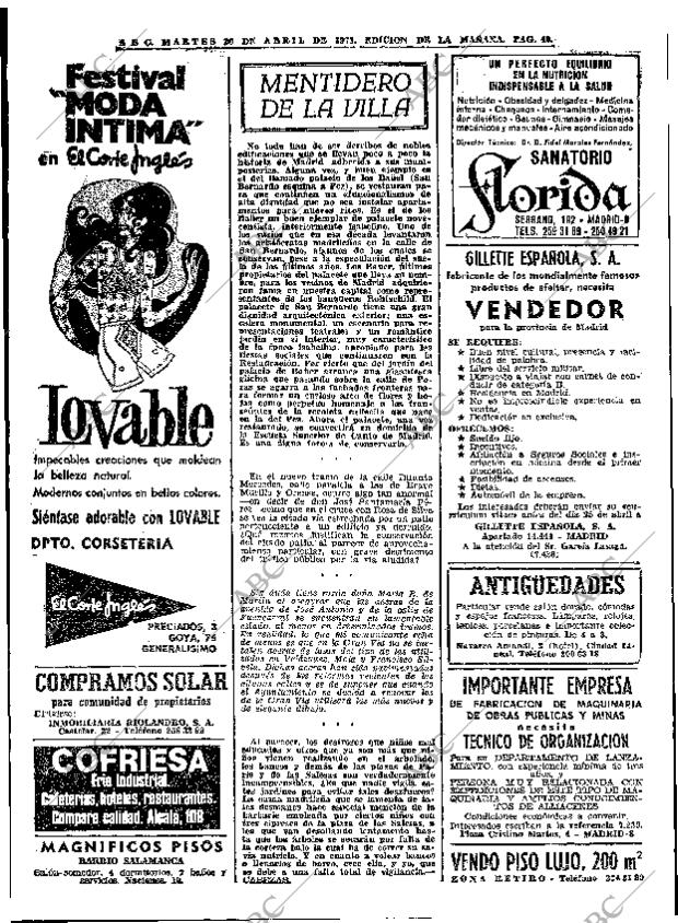 ABC MADRID 20-04-1971 página 40