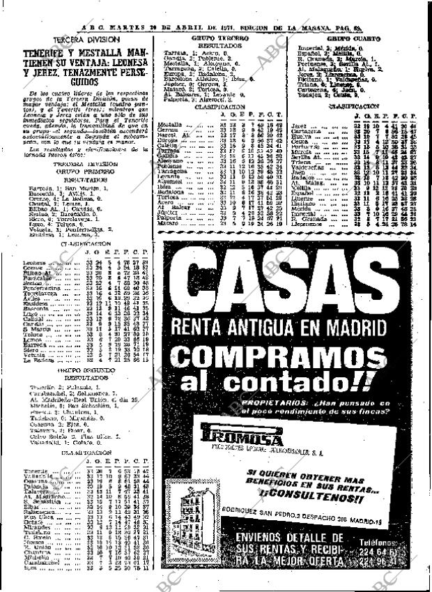 ABC MADRID 20-04-1971 página 63