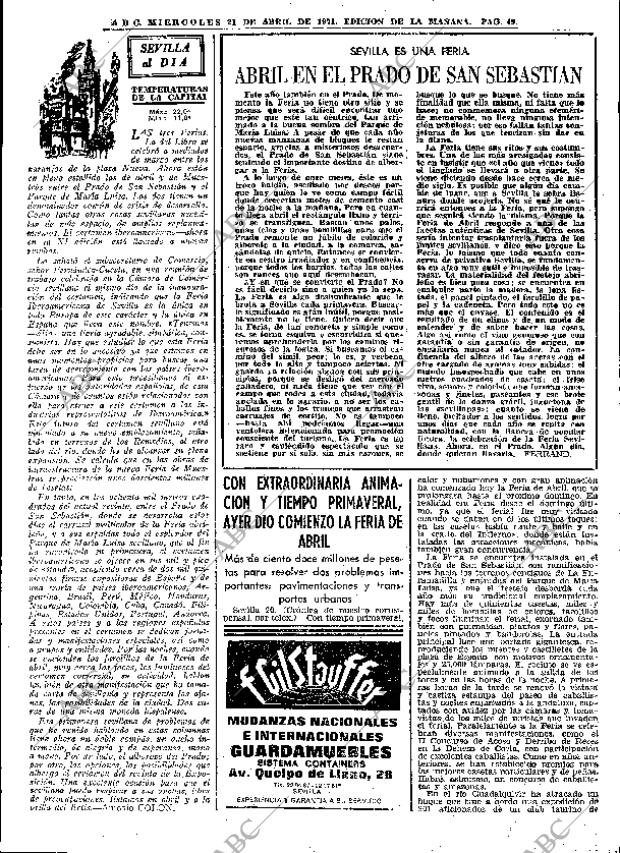ABC MADRID 21-04-1971 página 49
