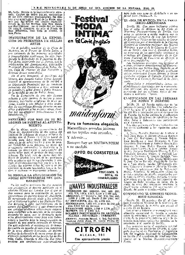 ABC MADRID 21-04-1971 página 50