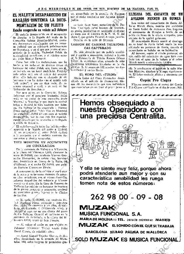 ABC MADRID 21-04-1971 página 57