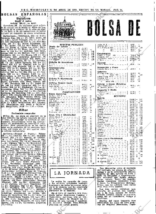 ABC MADRID 21-04-1971 página 74