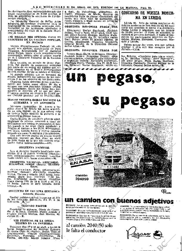 ABC MADRID 21-04-1971 página 89