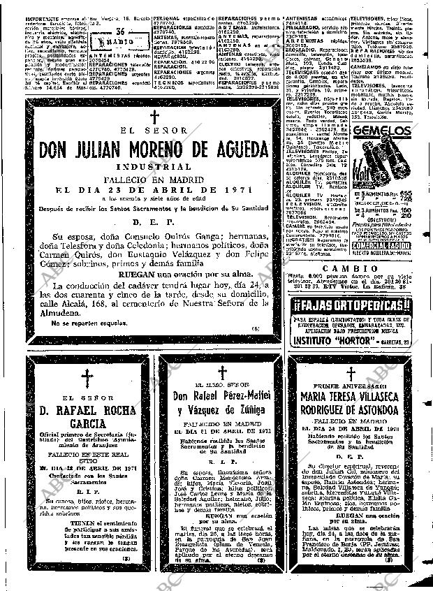 ABC MADRID 24-04-1971 página 117