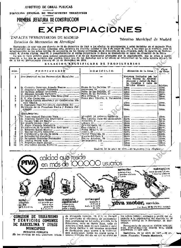 ABC MADRID 24-04-1971 página 119