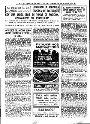 ABC MADRID 24-04-1971 página 45