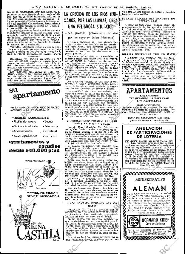 ABC MADRID 24-04-1971 página 48