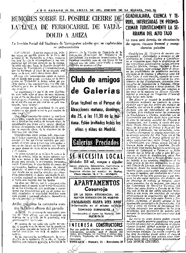 ABC MADRID 24-04-1971 página 53