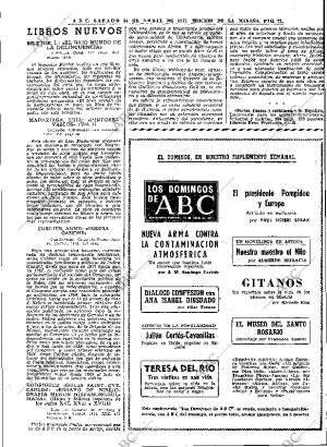 ABC MADRID 24-04-1971 página 71