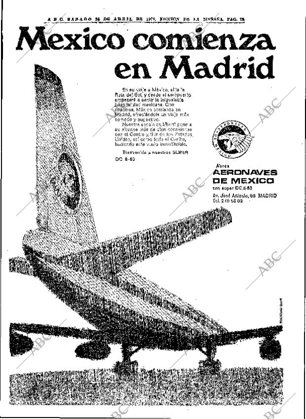 ABC MADRID 24-04-1971 página 72