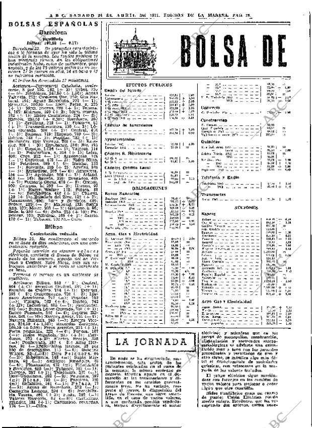 ABC MADRID 24-04-1971 página 78