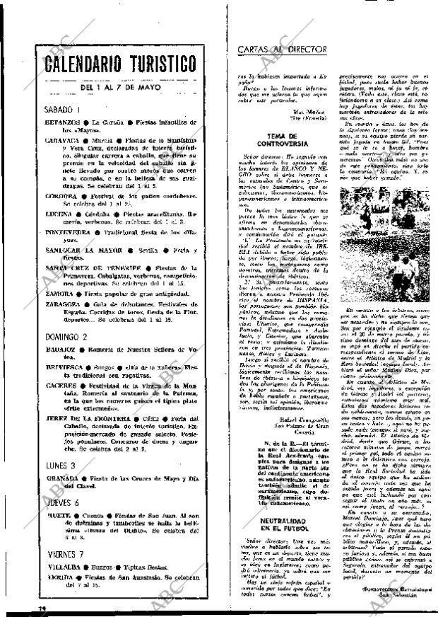 BLANCO Y NEGRO MADRID 24-04-1971 página 14