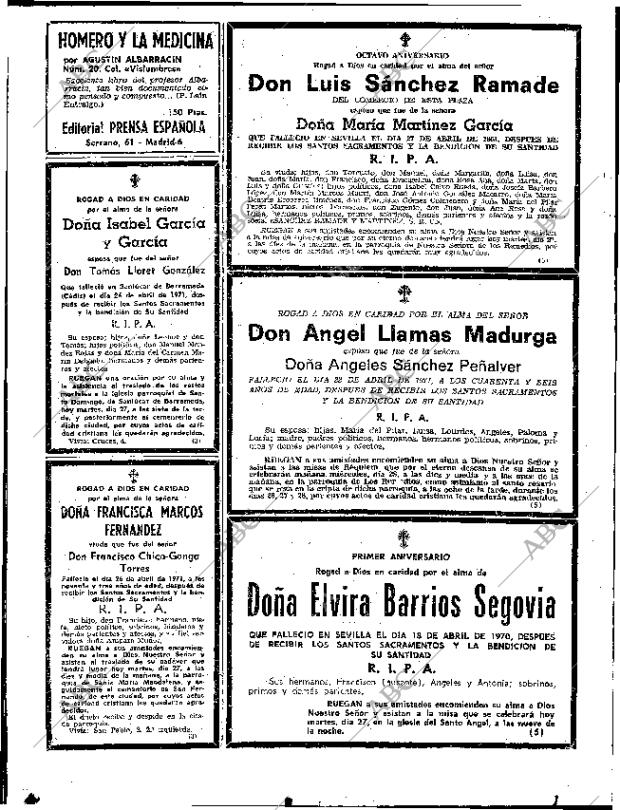 ABC SEVILLA 27-04-1971 página 70