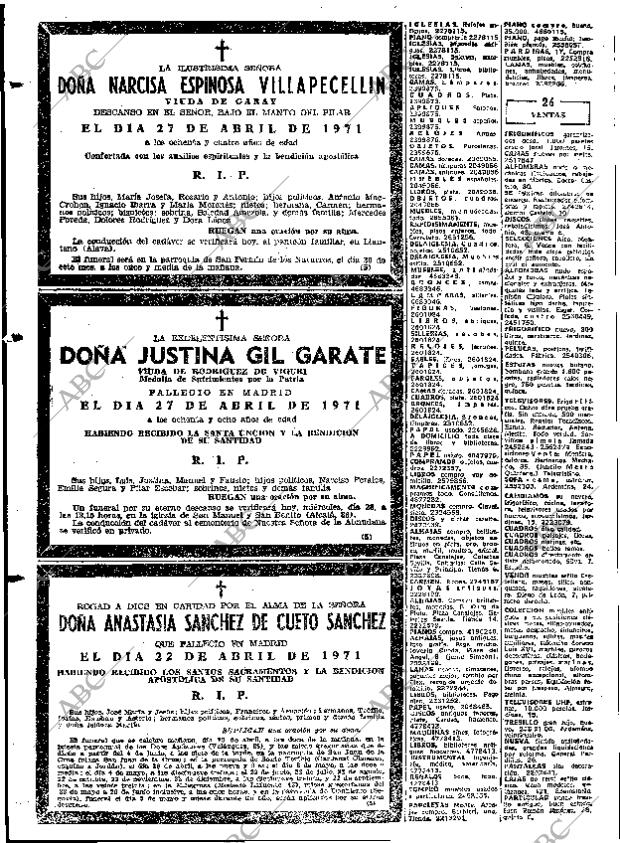 ABC MADRID 28-04-1971 página 118