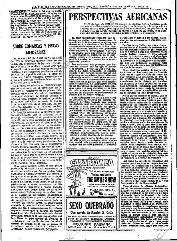 ABC MADRID 28-04-1971 página 31