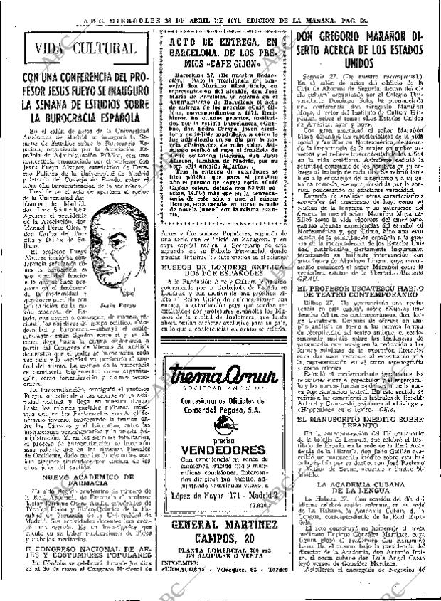 ABC MADRID 28-04-1971 página 65