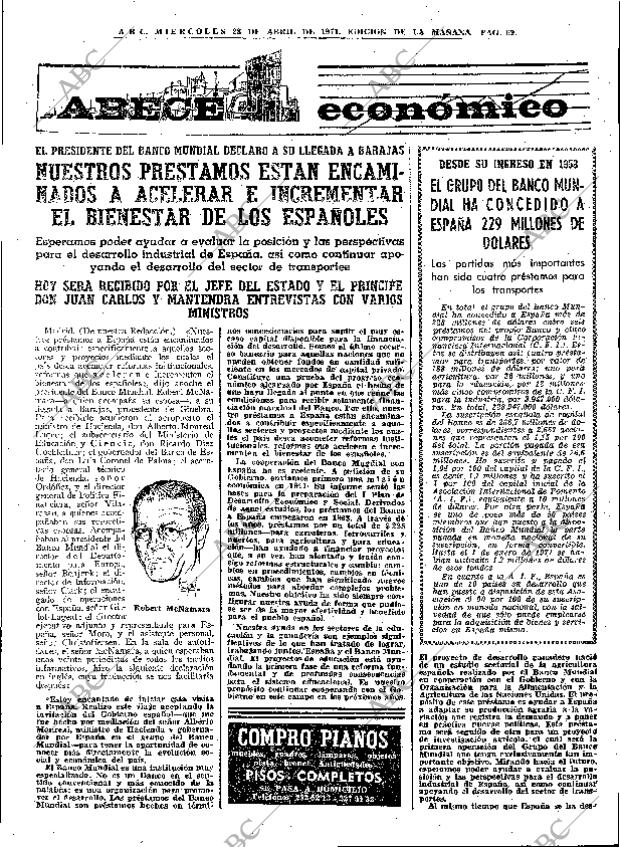 ABC MADRID 28-04-1971 página 69