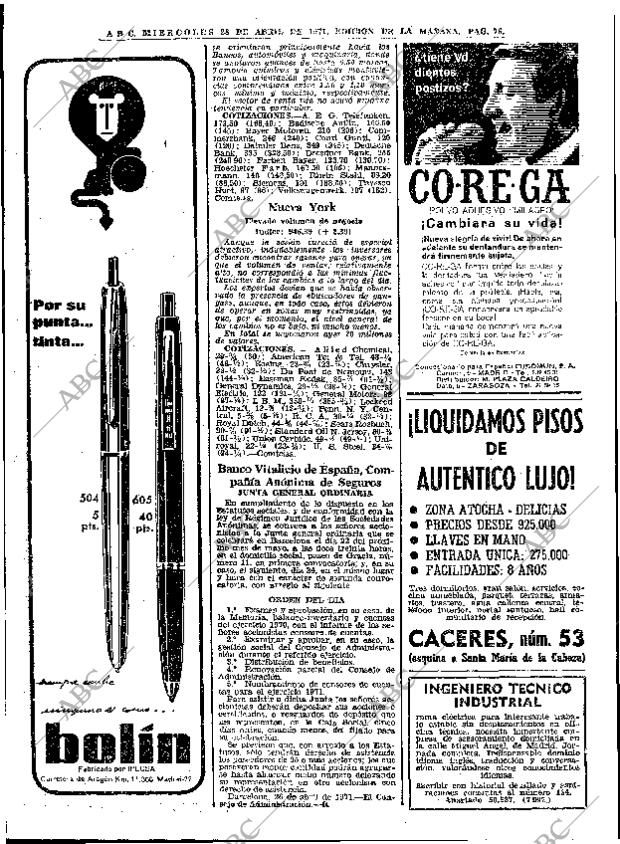 ABC MADRID 28-04-1971 página 76