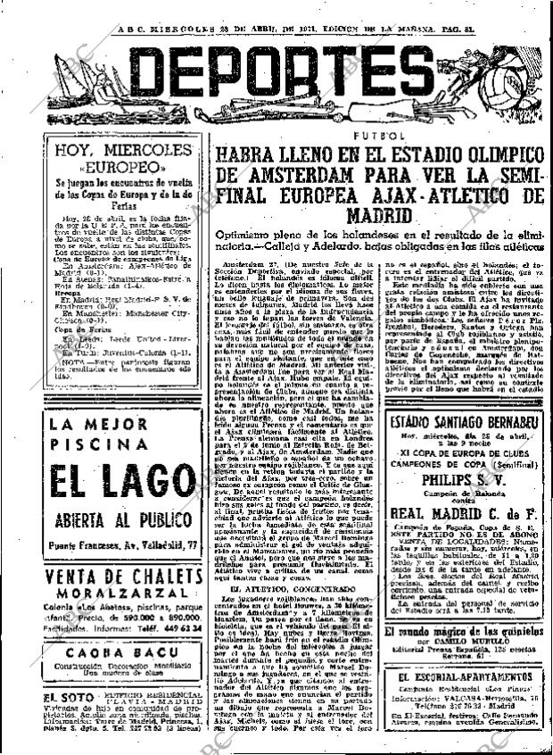 ABC MADRID 28-04-1971 página 81