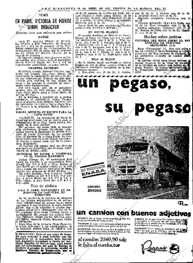 ABC MADRID 28-04-1971 página 87