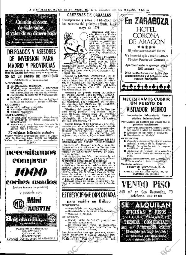 ABC MADRID 28-04-1971 página 88