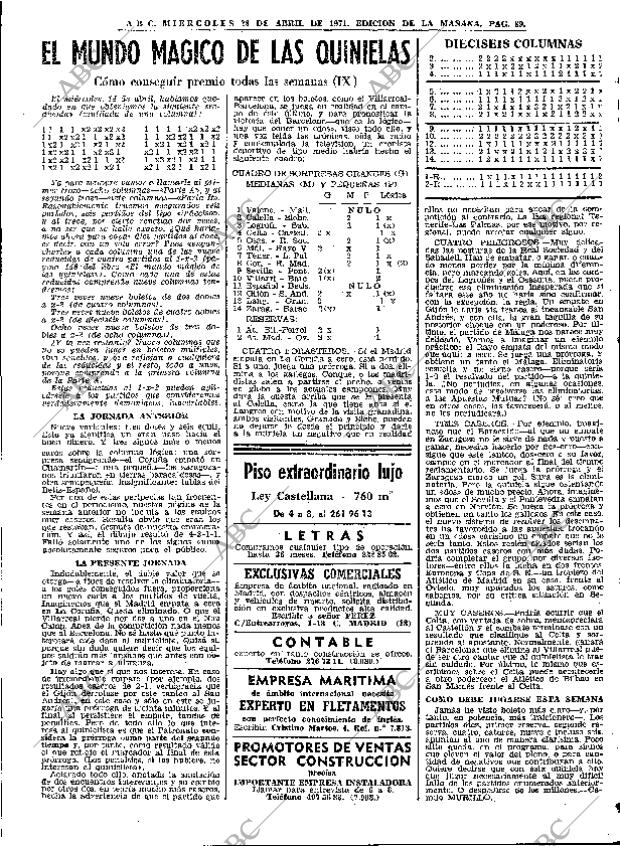 ABC MADRID 28-04-1971 página 89