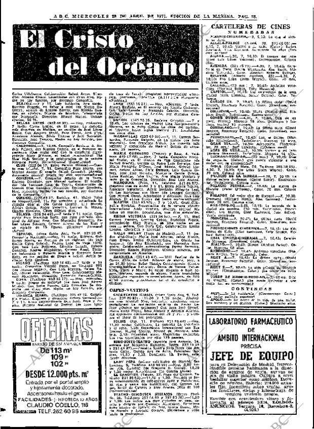 ABC MADRID 28-04-1971 página 98