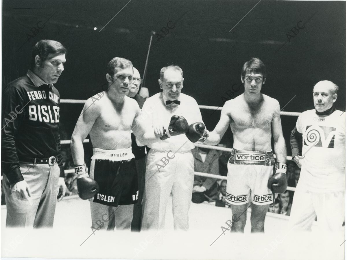 Combate entre el italiano Carmelo Bossi y el español José Hernández