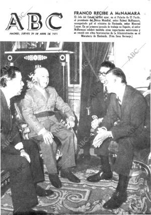 ABC MADRID 29-04-1971 página 1