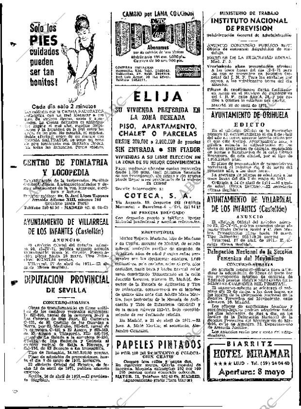 ABC MADRID 29-04-1971 página 116