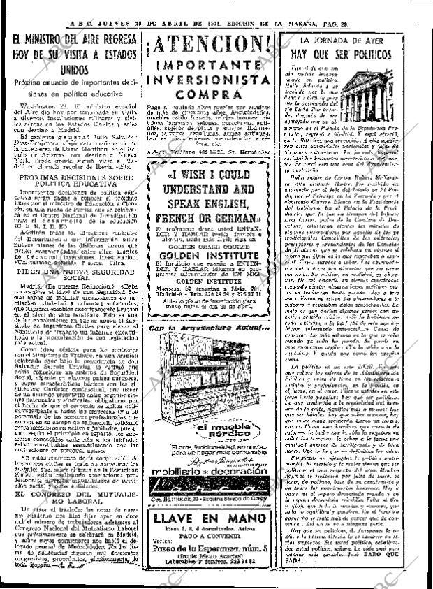 ABC MADRID 29-04-1971 página 28