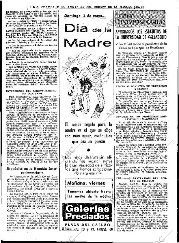 ABC MADRID 29-04-1971 página 30