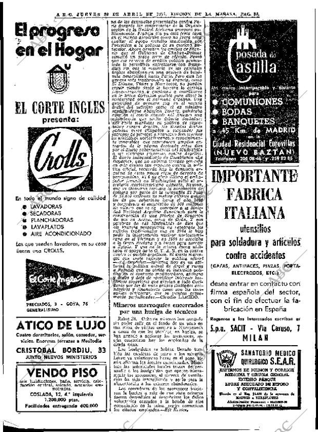 ABC MADRID 29-04-1971 página 36