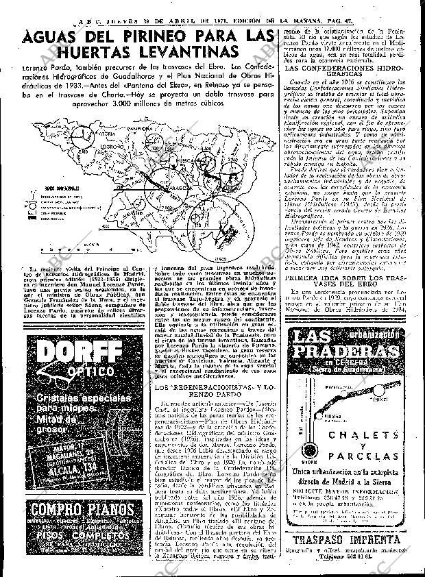 ABC MADRID 29-04-1971 página 47
