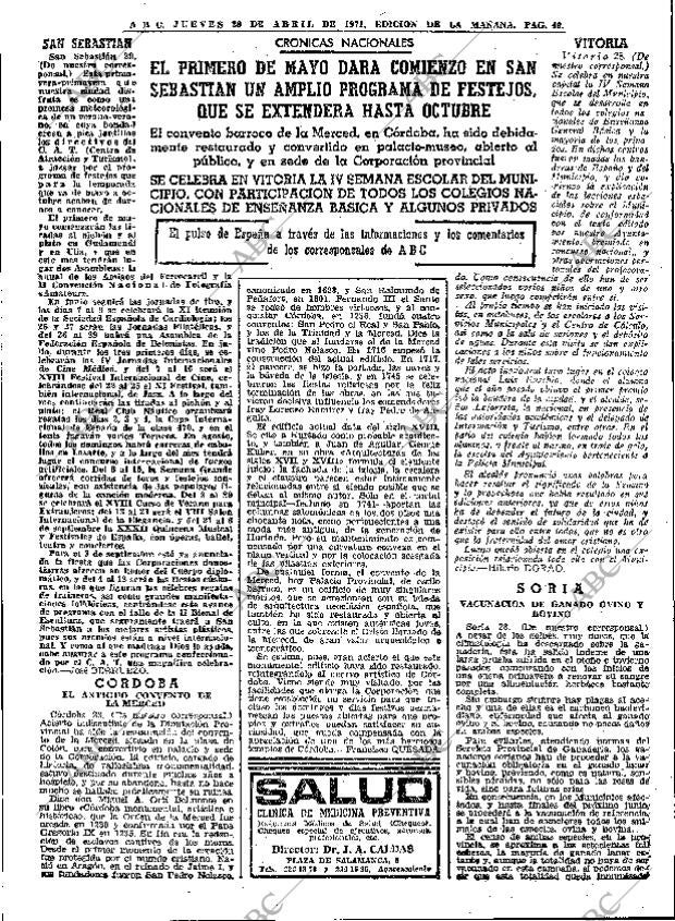 ABC MADRID 29-04-1971 página 49