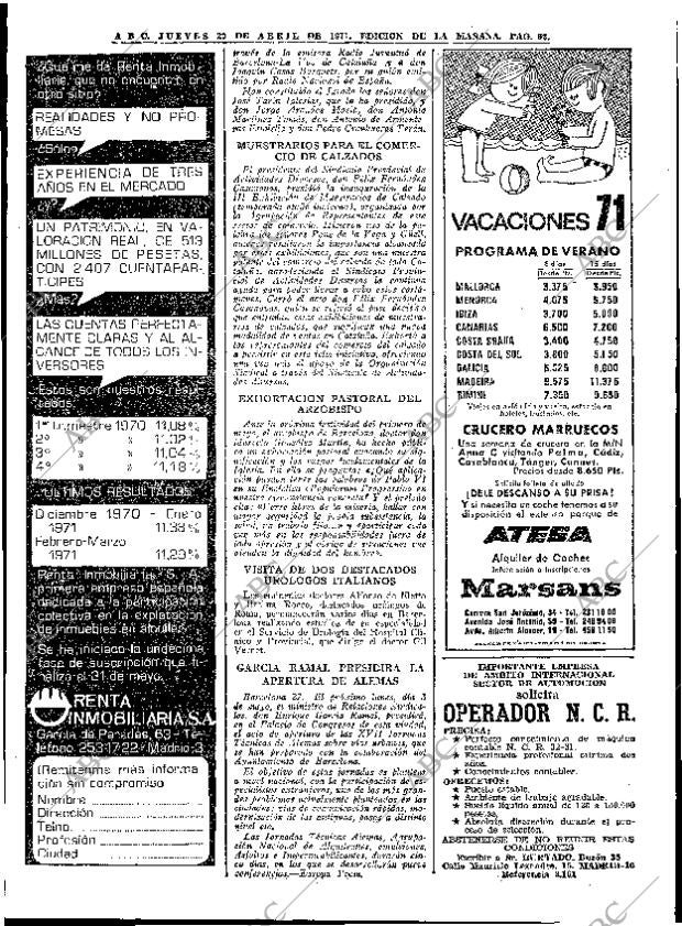 ABC MADRID 29-04-1971 página 52