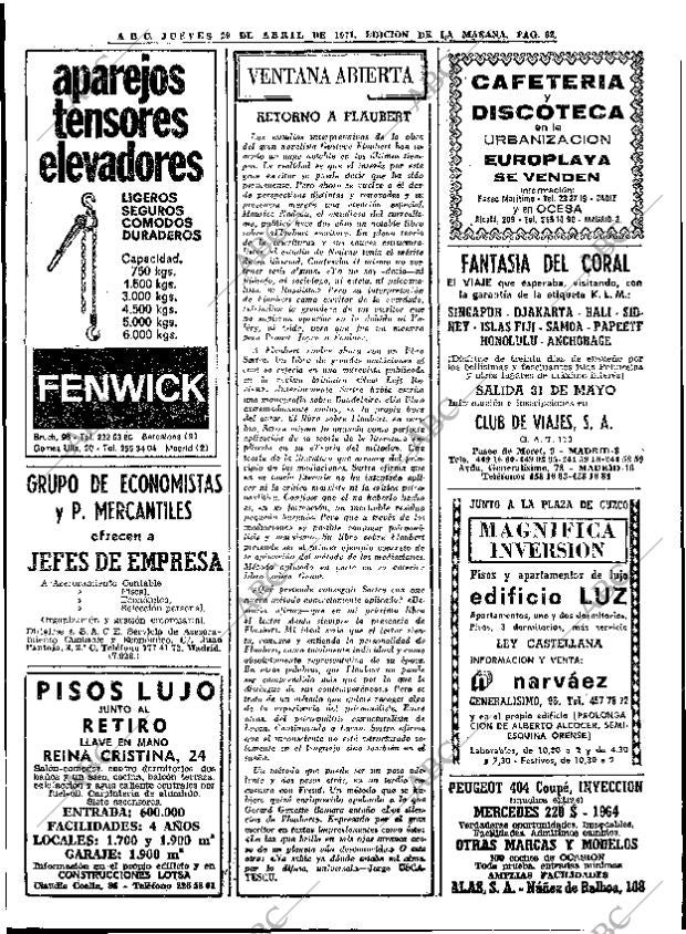 ABC MADRID 29-04-1971 página 62