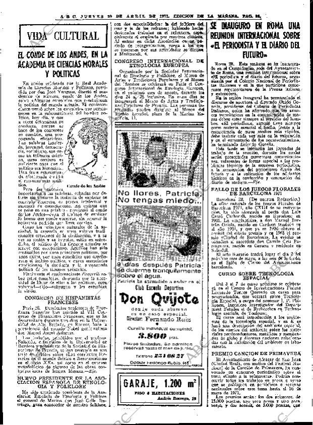 ABC MADRID 29-04-1971 página 63