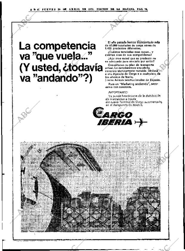 ABC MADRID 29-04-1971 página 76