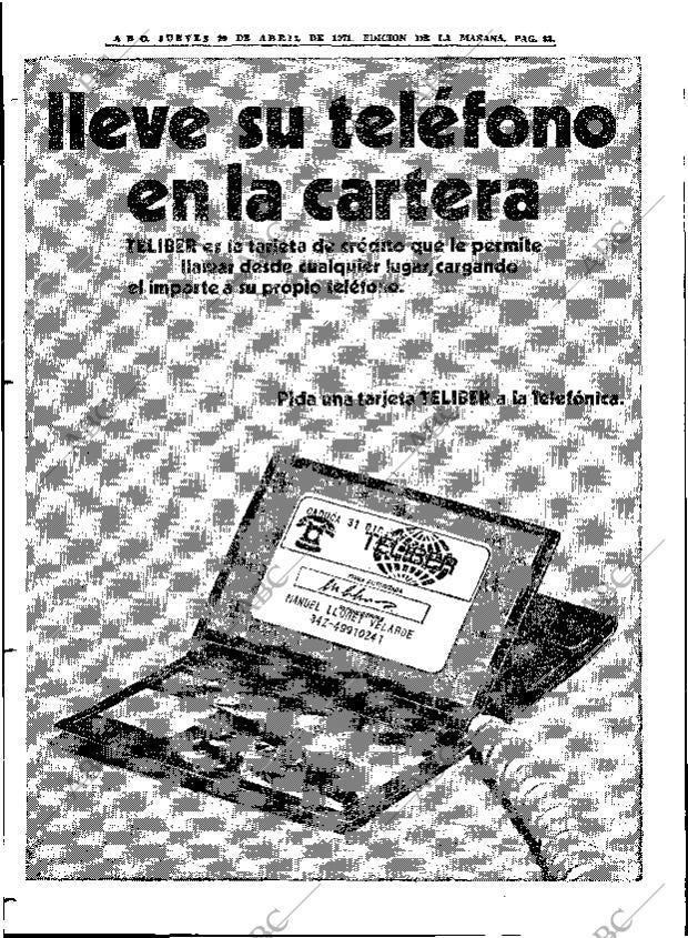 ABC MADRID 29-04-1971 página 82