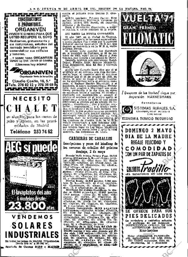 ABC MADRID 29-04-1971 página 84
