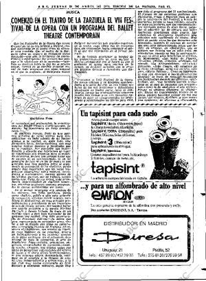 ABC MADRID 29-04-1971 página 87