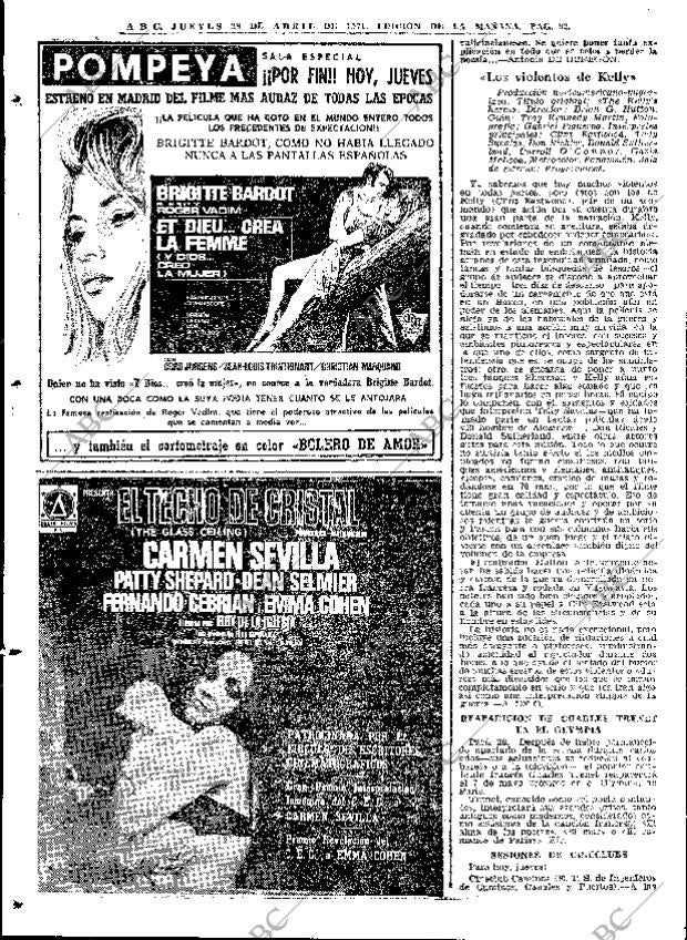 ABC MADRID 29-04-1971 página 92
