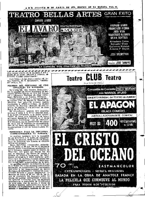 ABC MADRID 29-04-1971 página 93