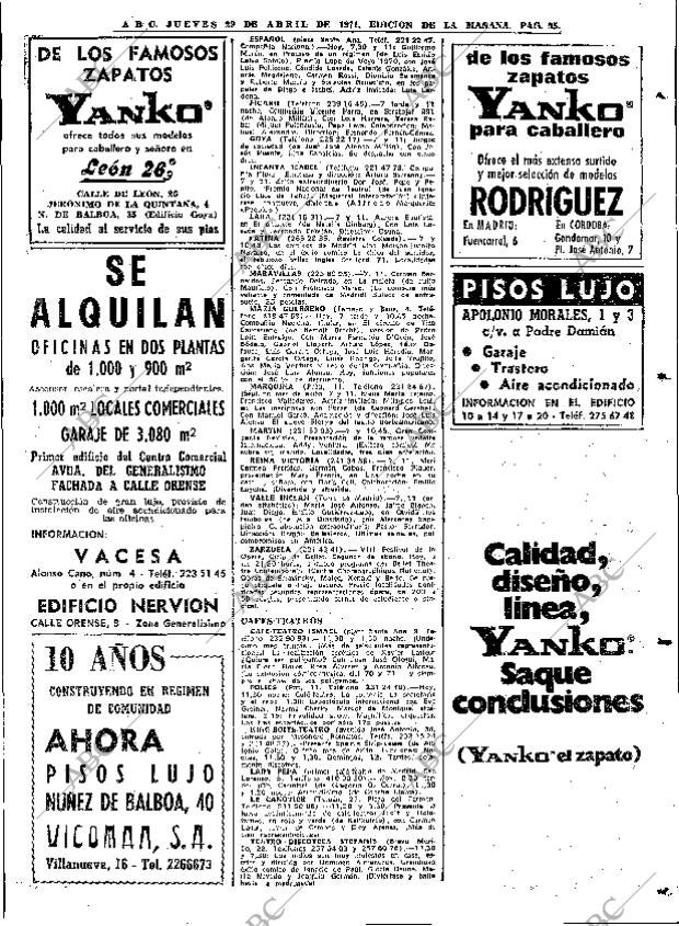 ABC MADRID 29-04-1971 página 95