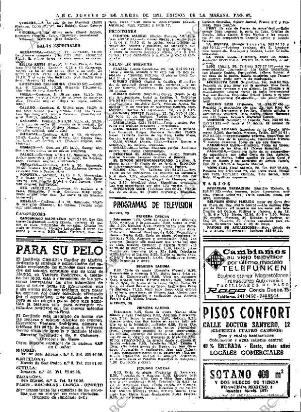 ABC MADRID 29-04-1971 página 97