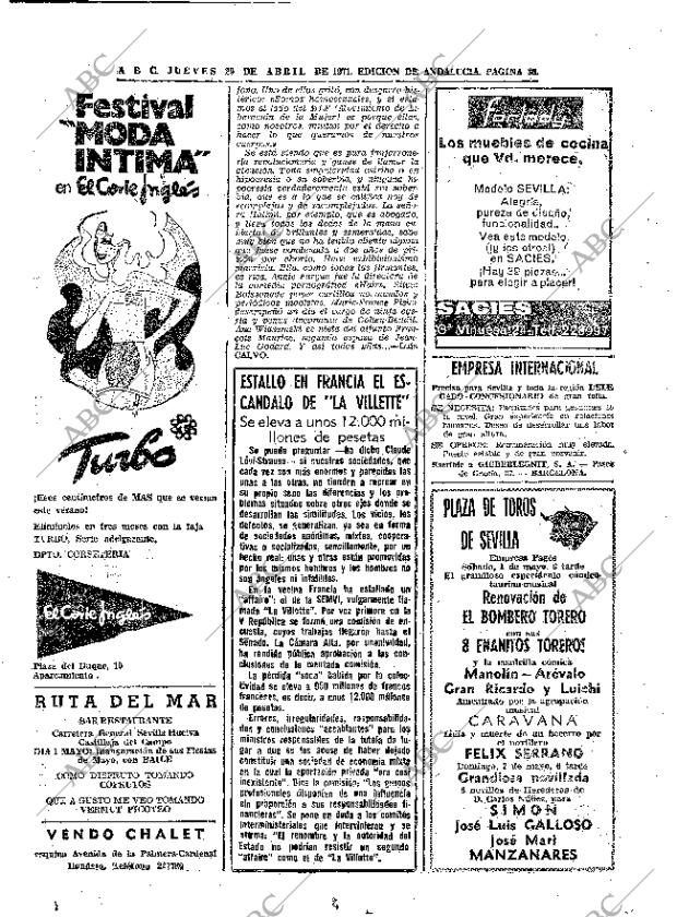ABC SEVILLA 29-04-1971 página 36