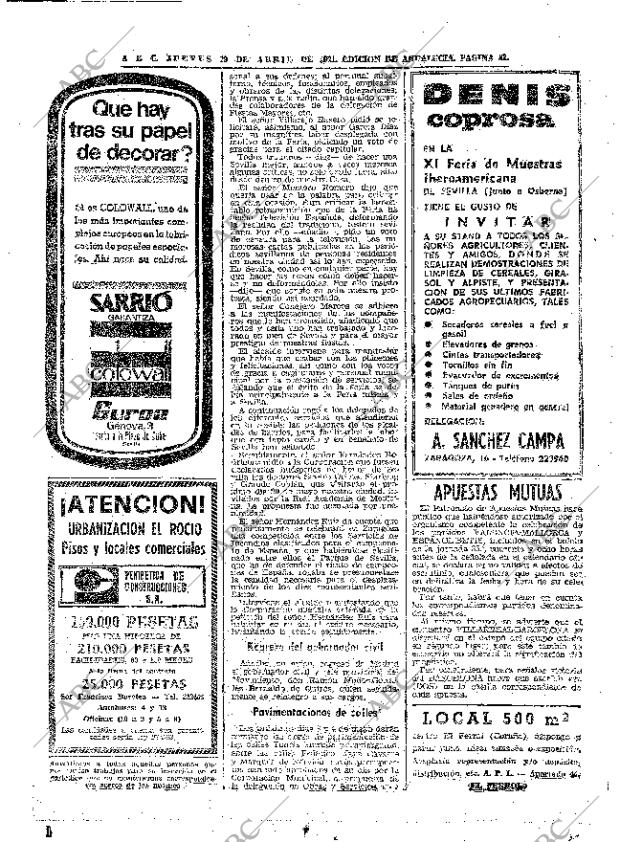 ABC SEVILLA 29-04-1971 página 52