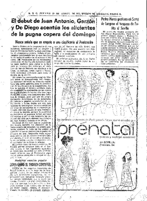 ABC SEVILLA 29-04-1971 página 61