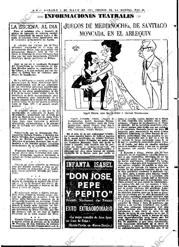 ABC MADRID 01-05-1971 página 85